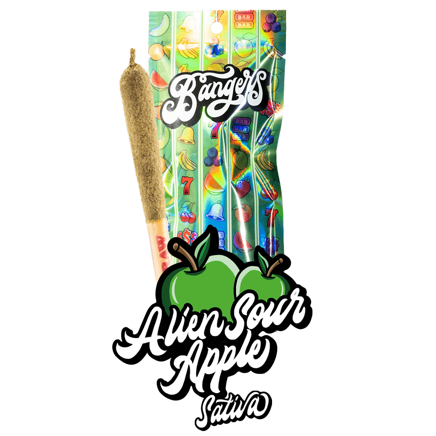 Bangers - Alien Sour Apple - 1.2 gram Pre-Roll