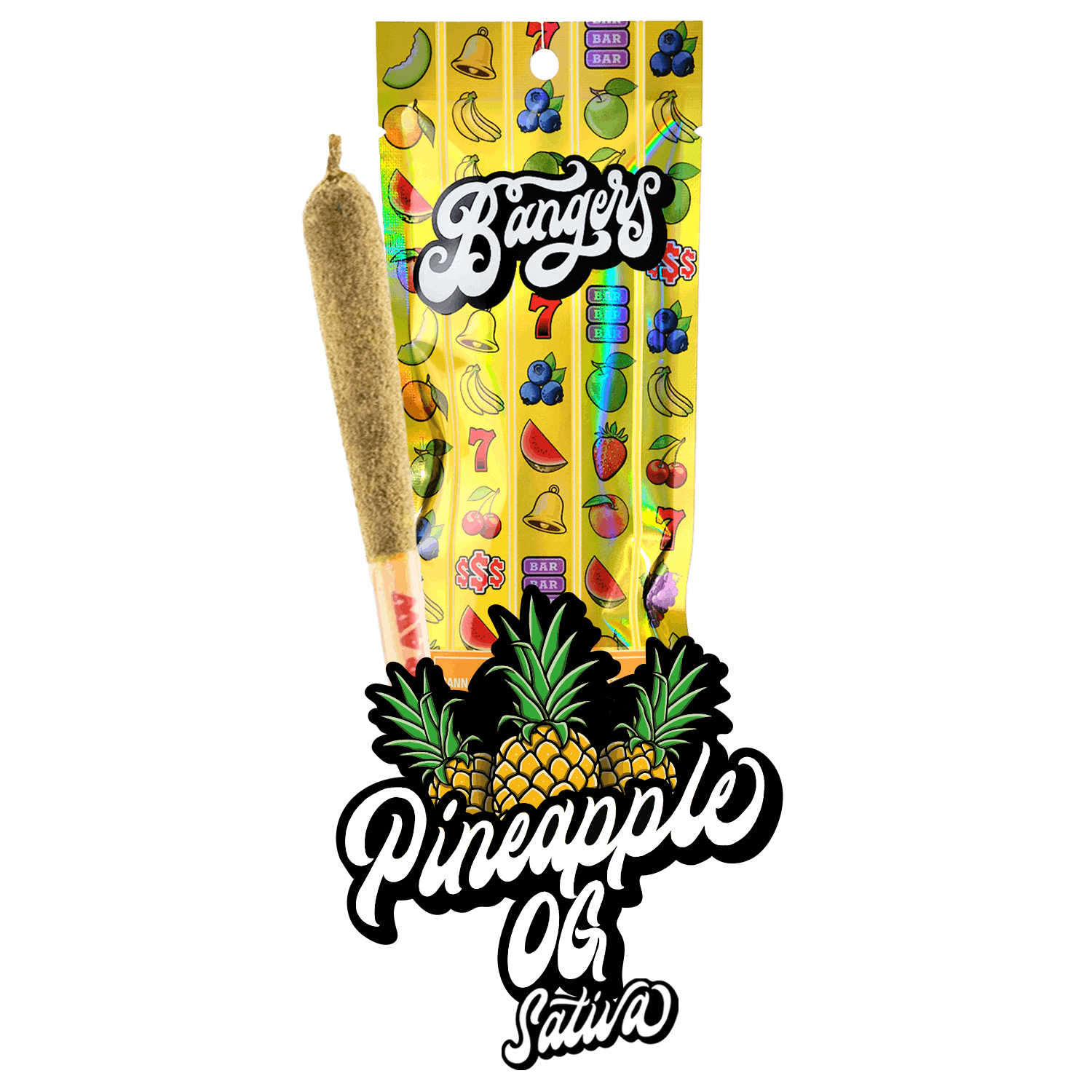 Bangers - Pineapple OG - 1.2 gram Pre-Roll