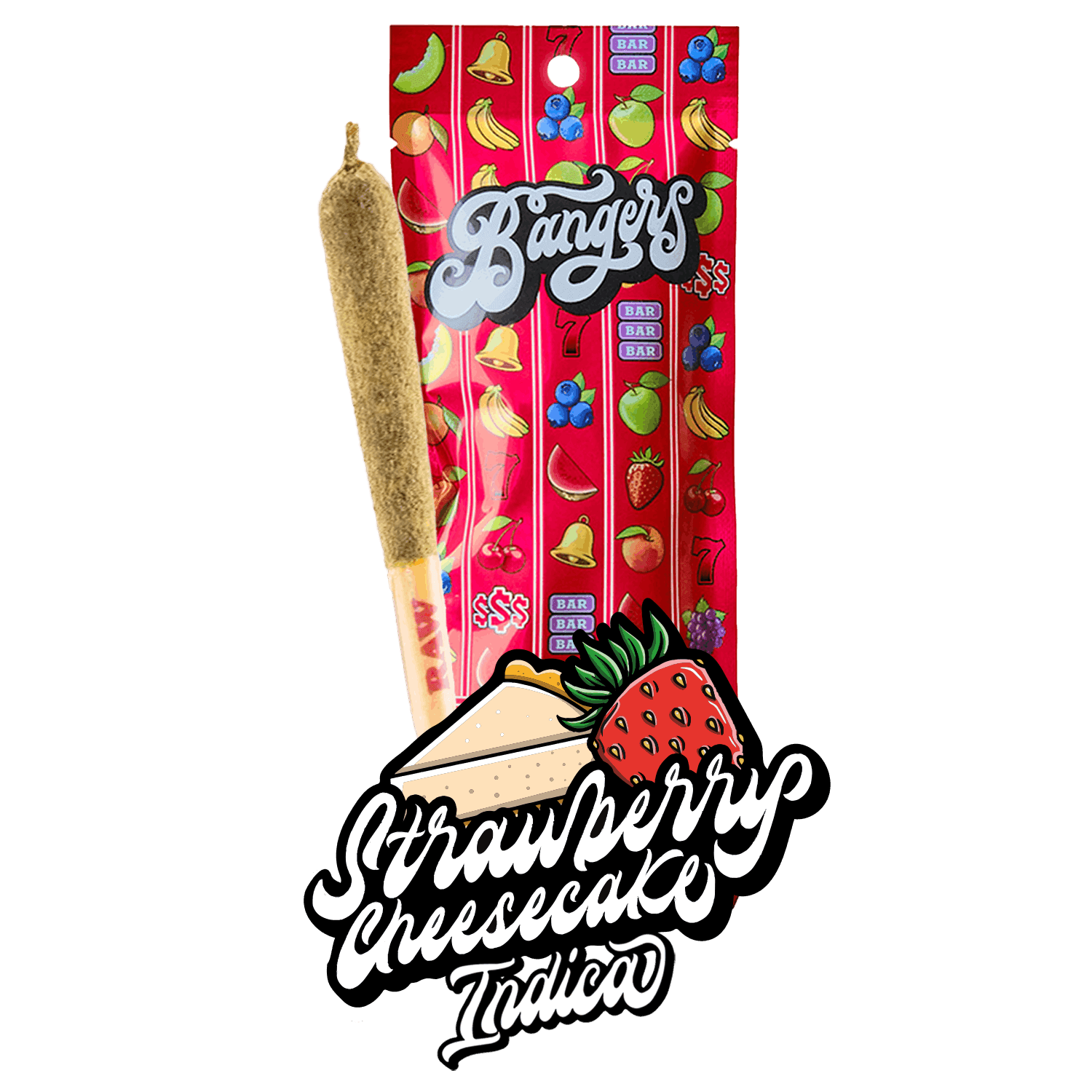 Bangers - Strawberry Cheesecake - 1.2 gram Pre Roll