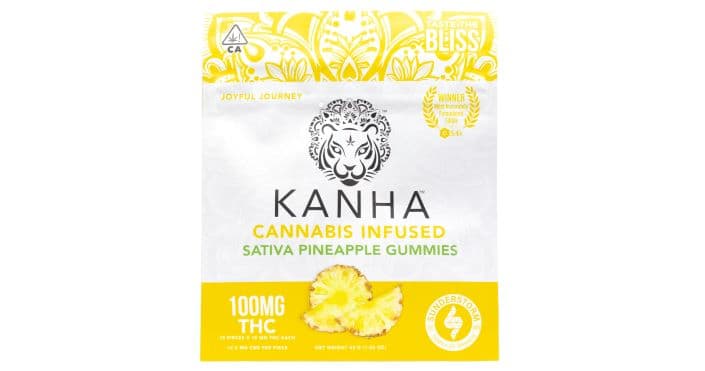 Kanha - Pineapple Gummies Sativa 100mg