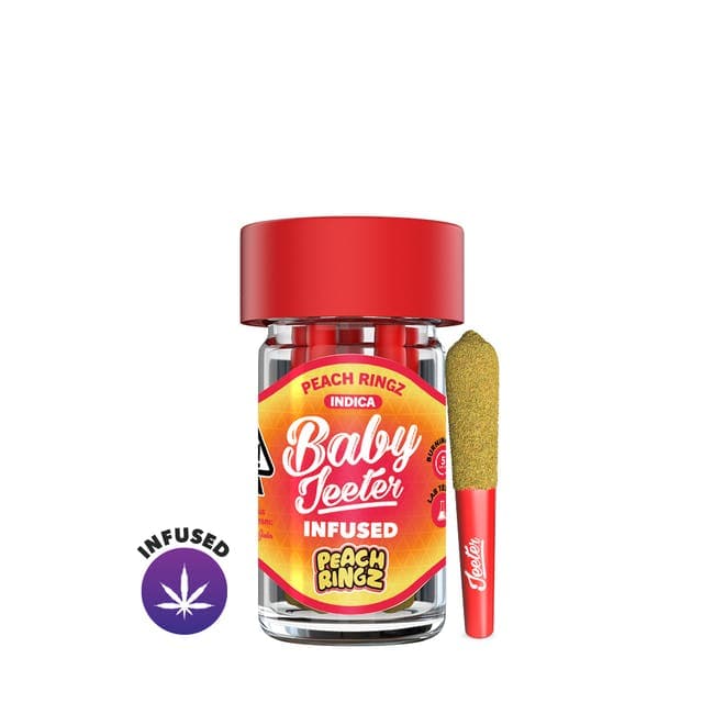 Jeeter - Peach Ringz Mini Infused Preroll 5pk