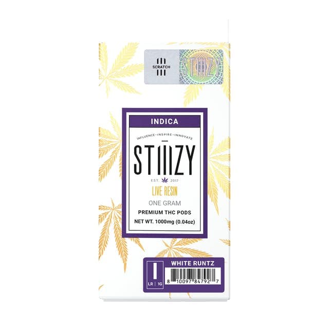 Stiiizy - White Runtz Live Resin Pod 1g
