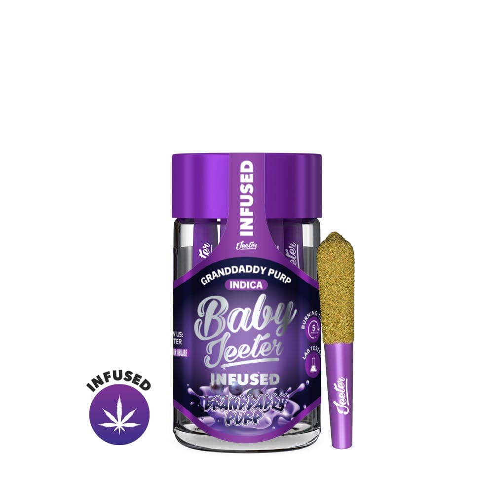 Jeeter - Granddaddy Purp Infused Baby Preroll 5 Pack