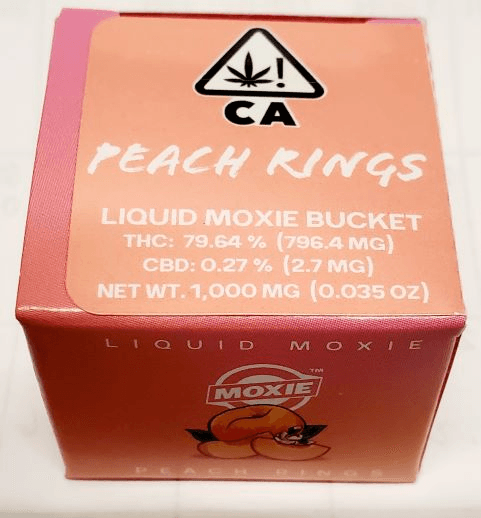 Moxie - Peach Rings Liquid Moxie Buckets 1g