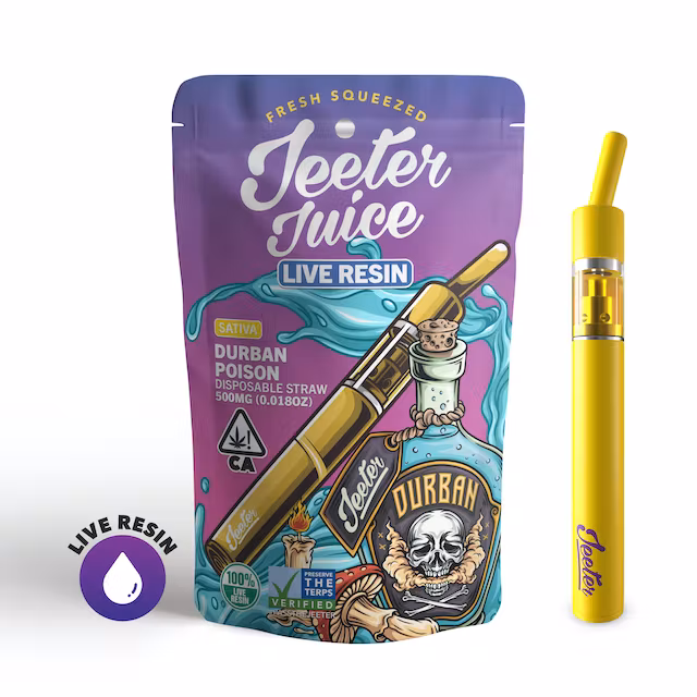 Jeeter - Durban Poison Live Resin Disposable .5g