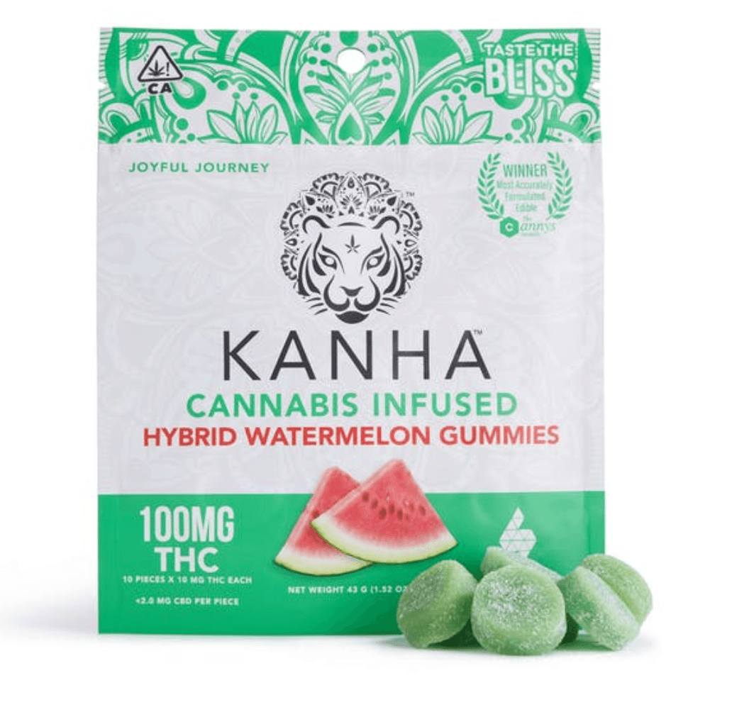 Kanha - Watermelon Gummies Hybrid 100mg