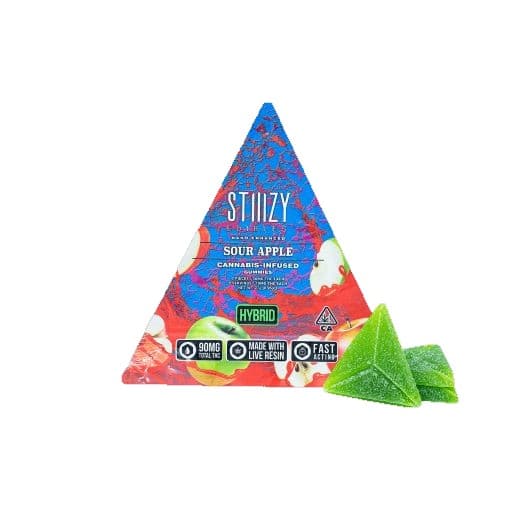Stiiizy - Sour Apple Gummies 90mg