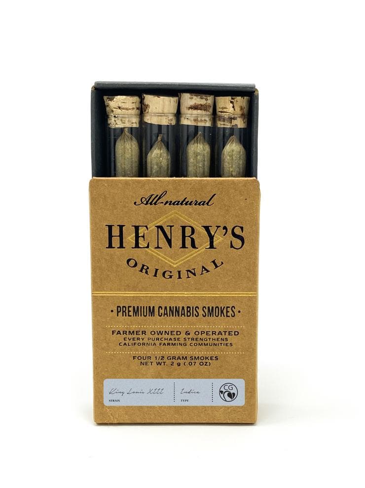 Henry's Original - King Louis XII Preroll 4 Pack 2g
