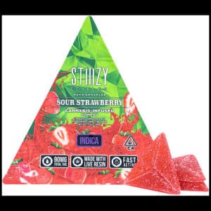 Stiiizy - Sour Strawberry Gummies 90mg