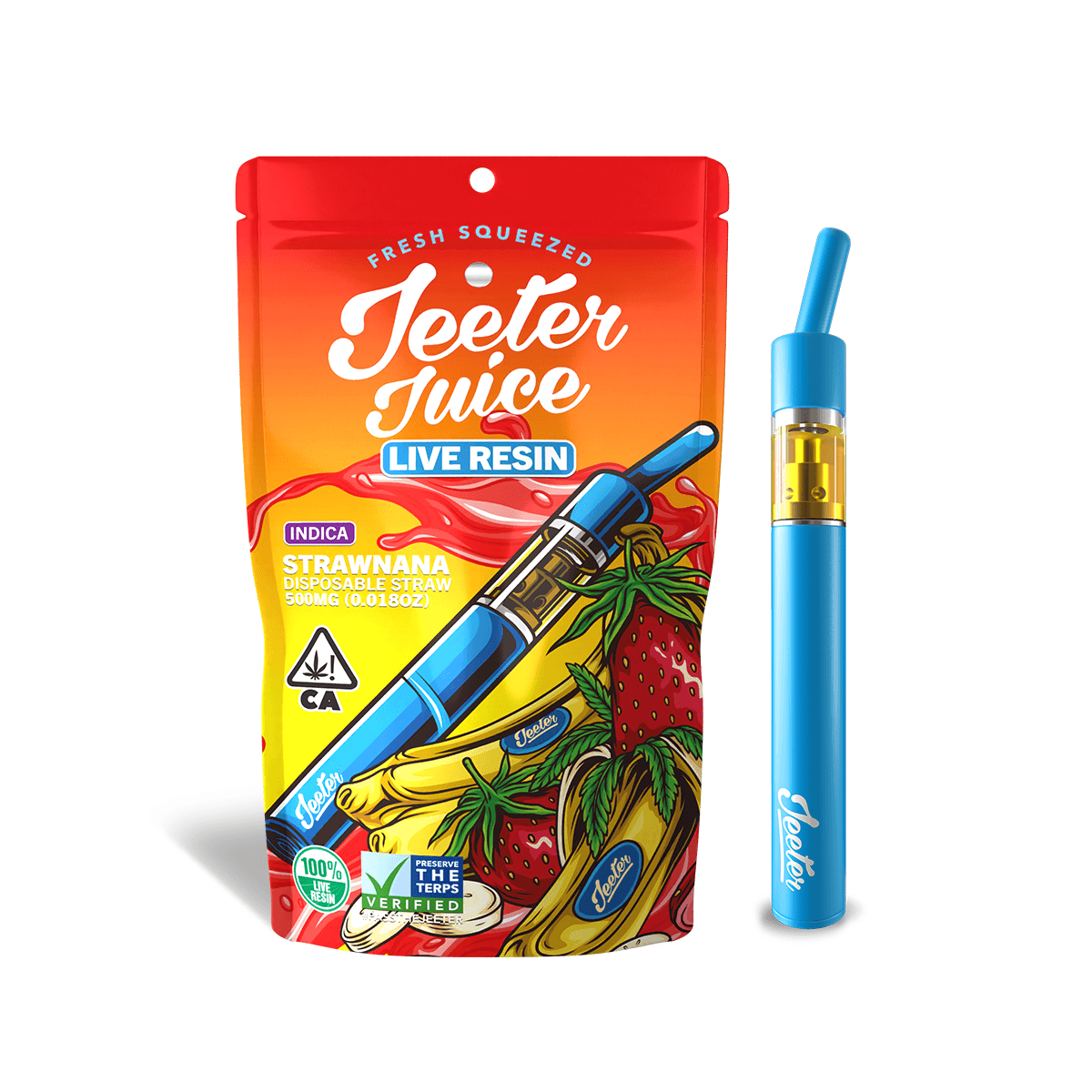 Jeeter - Strawnana Live Resin Disposable .5g