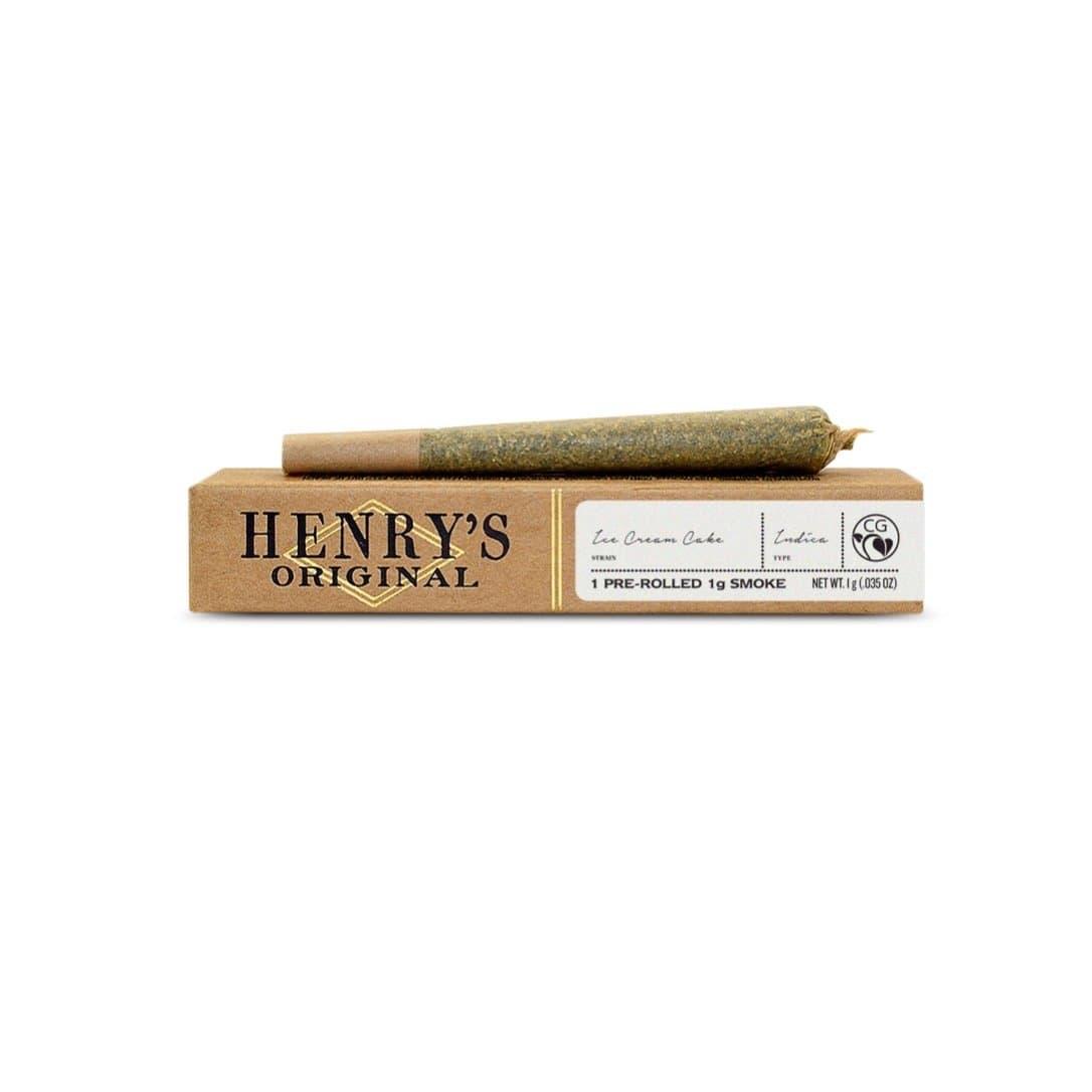 Henry's Original - Ice Cream Cake Preroll 1g