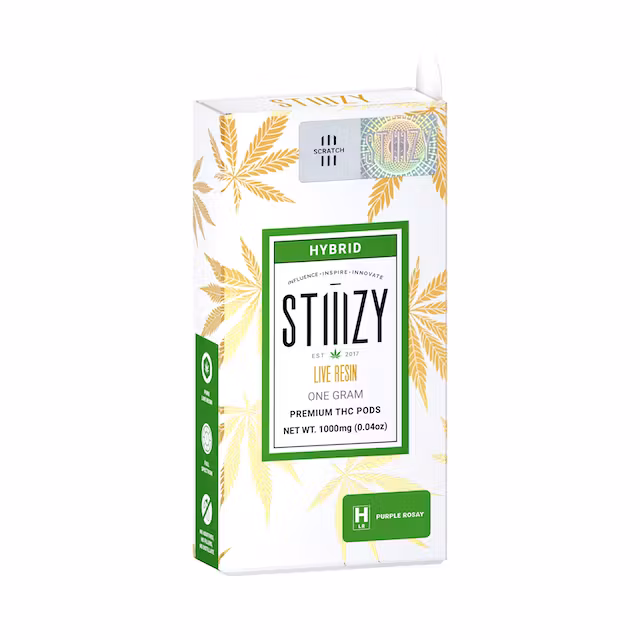 Stiiizy - Purple Rosay Live Resin Pod 1g