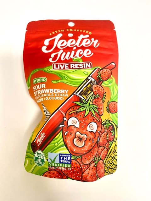 Jeeter - Sour Strawberry Live Resin Disposable .5g