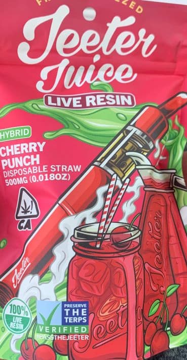 Jeeter - Cherry Punch Live Resin Disposable .5g