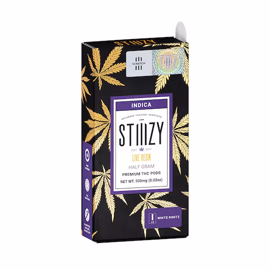Stiiizy - White Runtz Live Resin Pod .5g