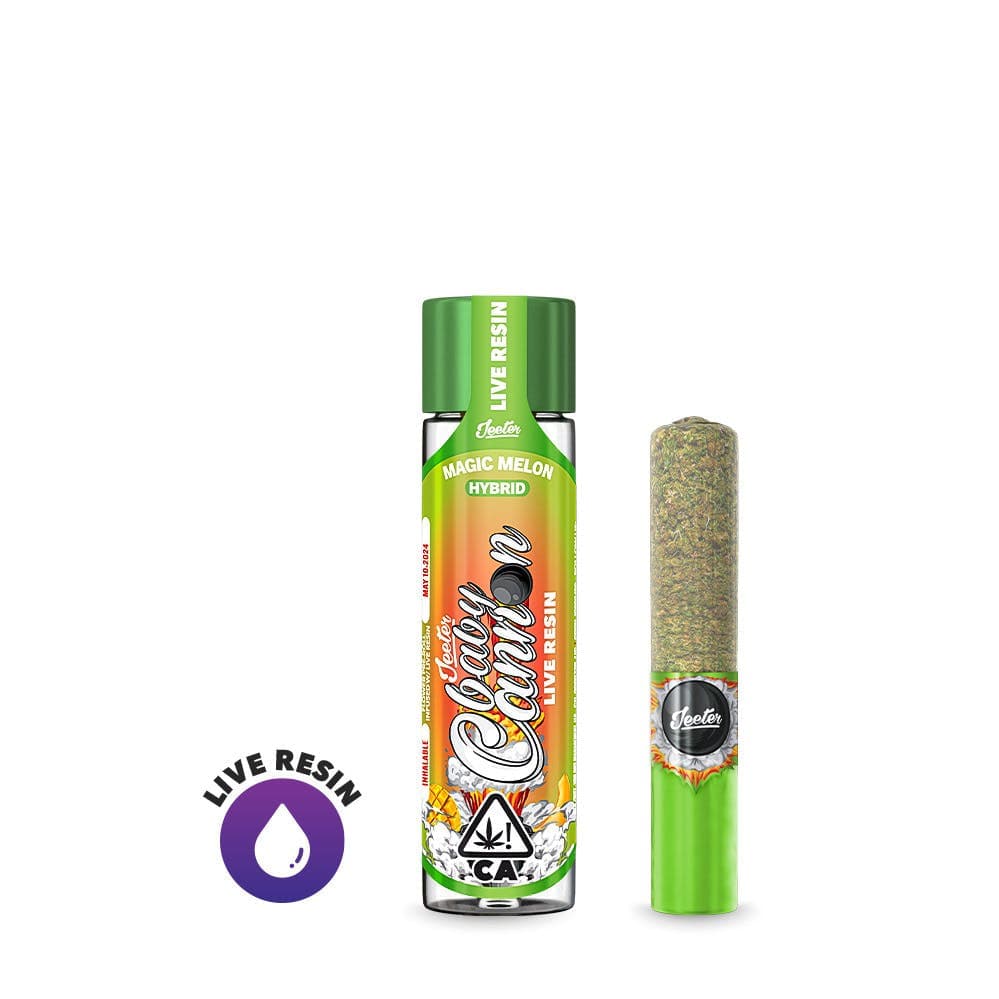 Jeeter - Magic Melon Infused Live Resin Baby Cannon Preroll 1.3g