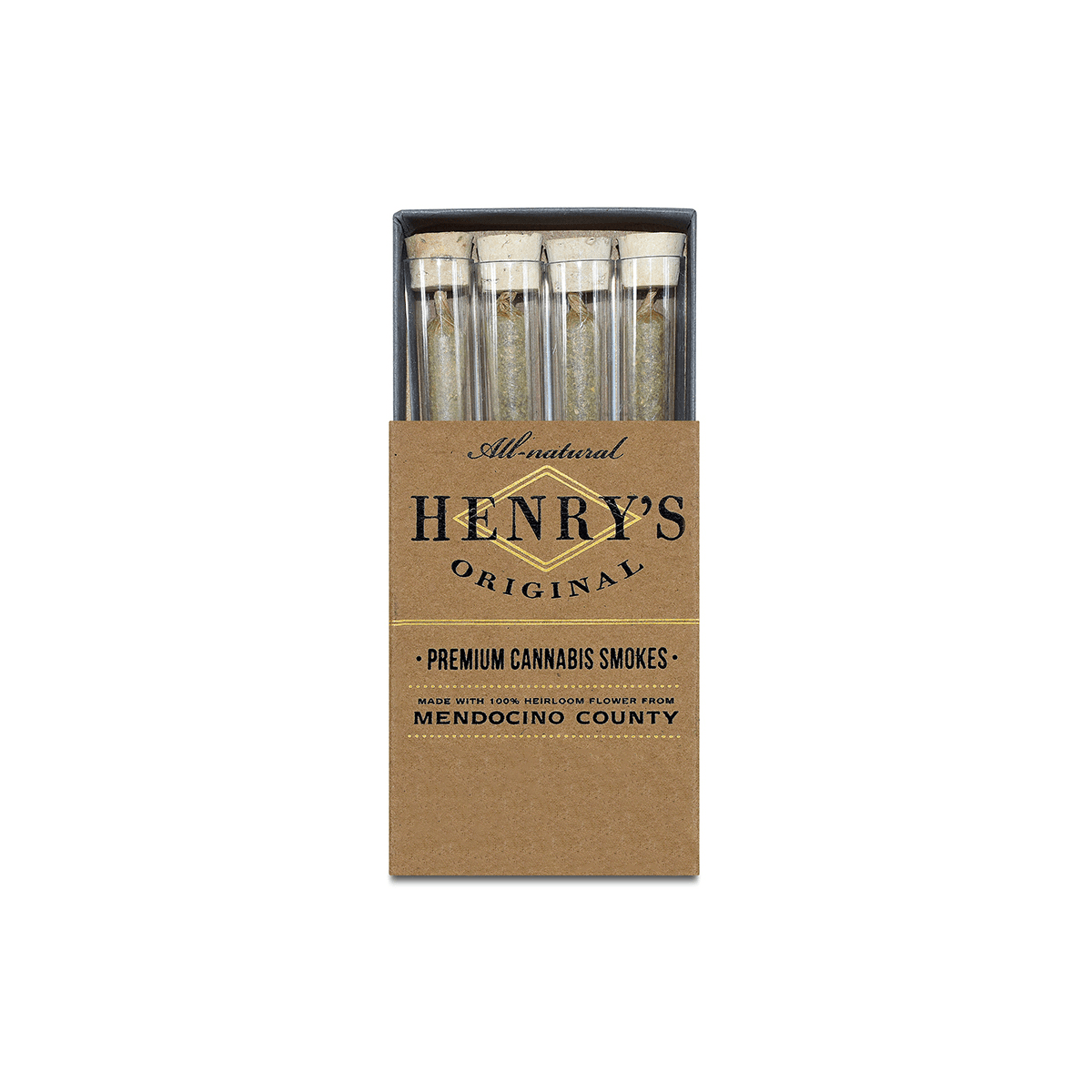 Henry's Original - Coast CBD Preroll 4 Pack 2g