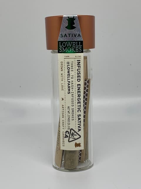 Lowell - Energetic Sativa Infused 2.1g Preroll Pack