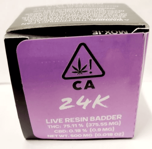 Moxie - THC Design 24K Live Resin Badder .5g