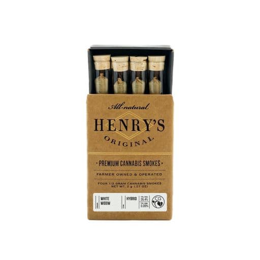 Henry's Original - White Widow Prerolls 4pk 2g