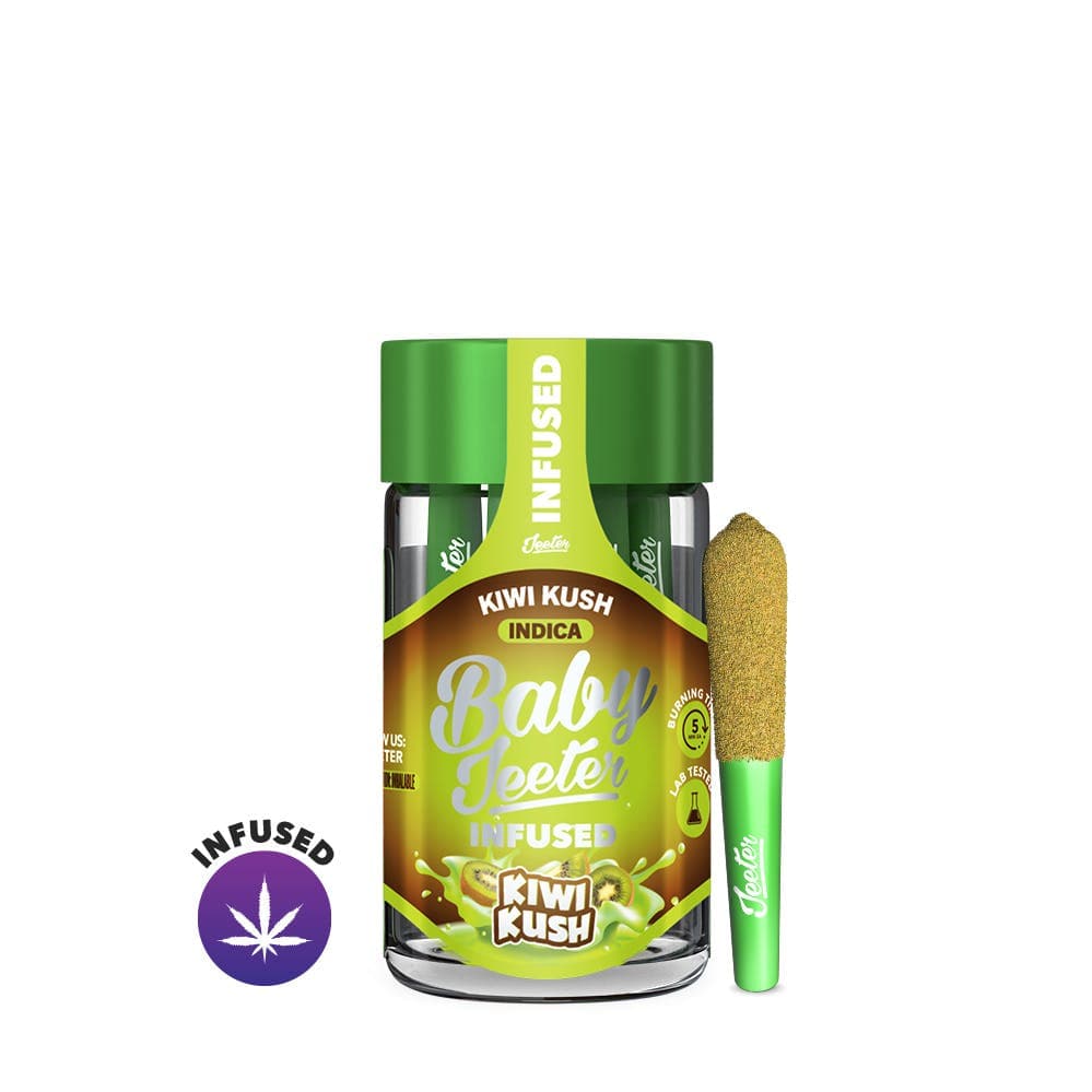 Jeeter - Kiwi Kush Infused Mini Preroll 5pk