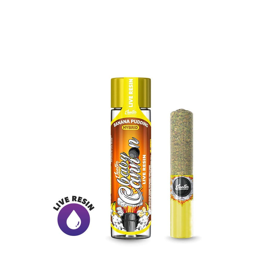 Jeeter- Banana Pudding Baby Cannon Infused Preroll 1.3g