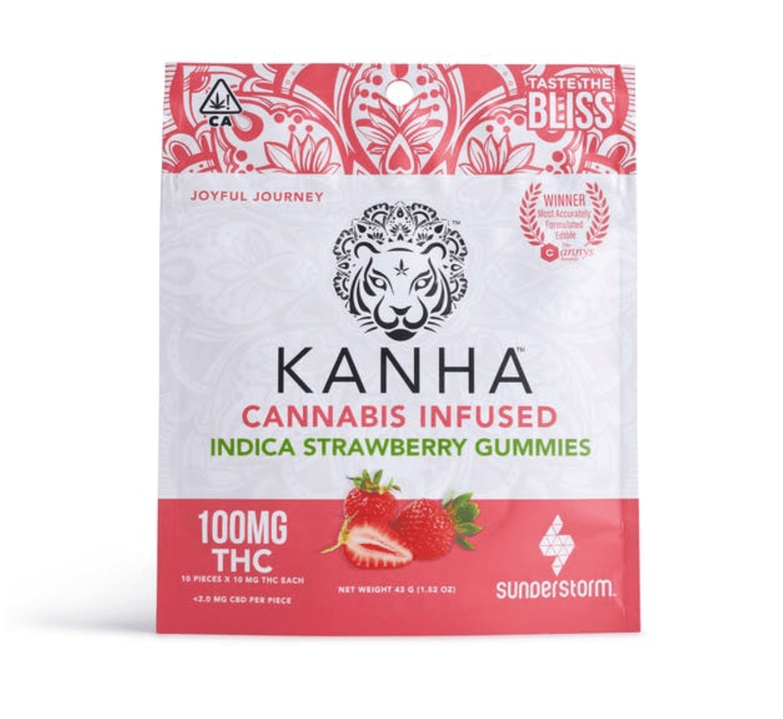 Kanha - Strawberry Gummy Indica 100mg
