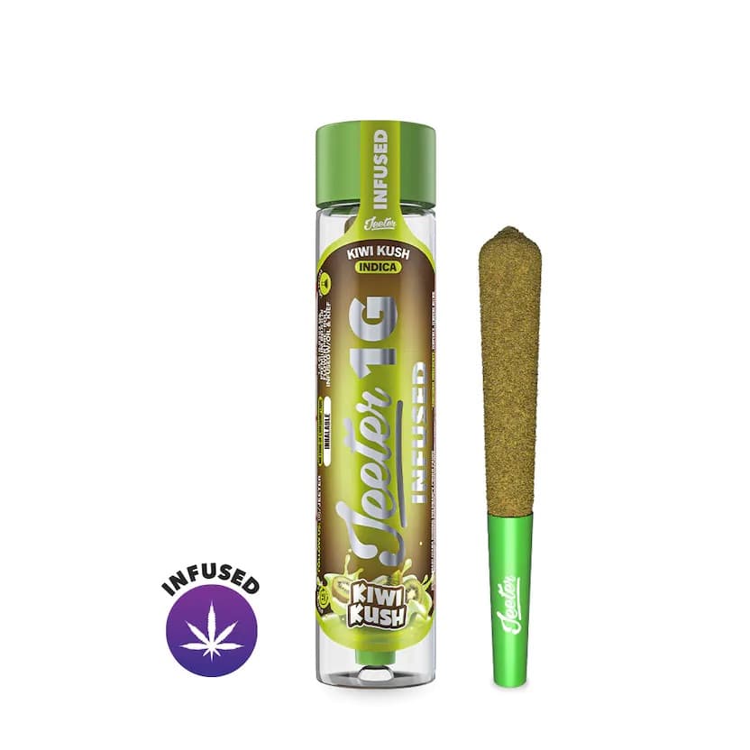 Jeeter - Kiwi Kush Infused Preroll 1g