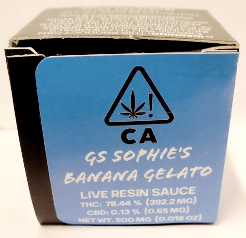 Moxie - Sophie's Banana Gelato Live Resin Sauce .5g