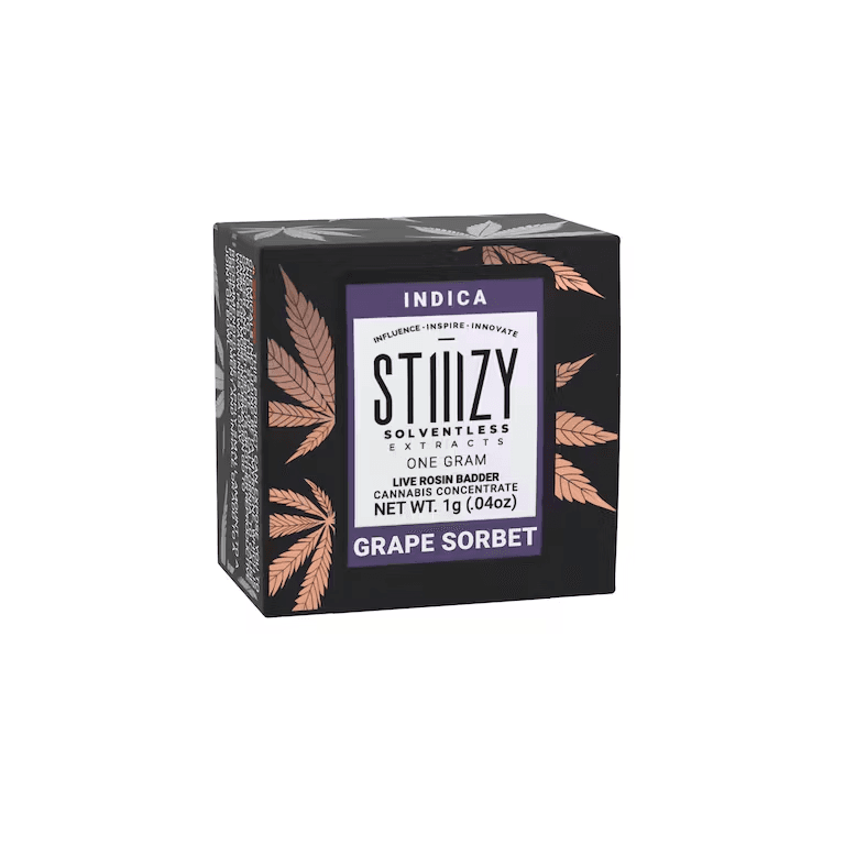 Stiiizy - Grape Sorbet Live Rosin Badder 1g