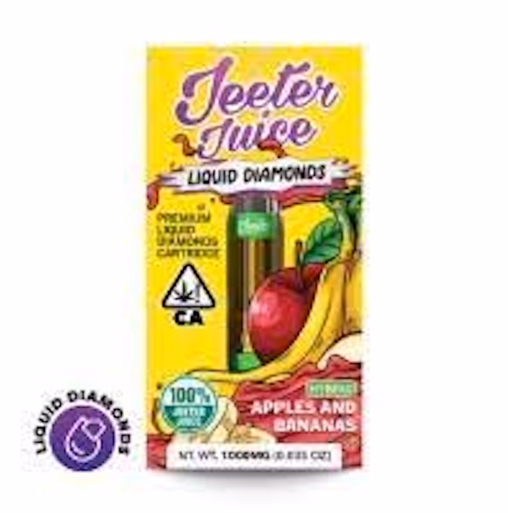 Jeeter - Apples & Bananas Liquid Diamonds Vape 1g