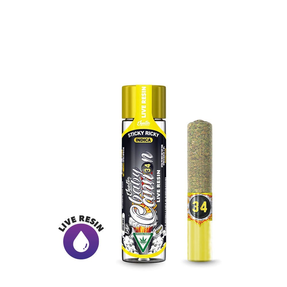 Jeeter- Sticky Ricky Baby Cannon Infused Preroll 1.3g