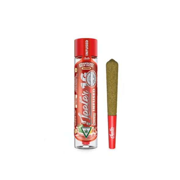 Jeeter - Strawberry Sour Diesel Infused Preroll 1g