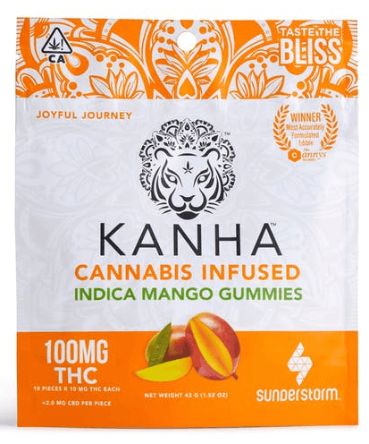 Kanha - G.A.D - Mango Gummies Indica 100mg