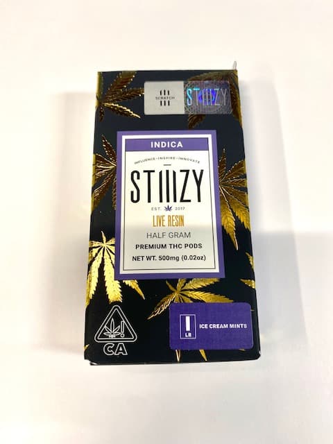 Stiiizy - Ice Cream Mintz Live Resin Pod .5g